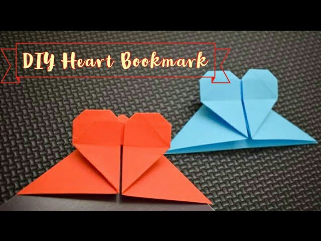 Easy DIY Heart Bookmark | Valentine's Day Craft Ideas | DIY Corner ...