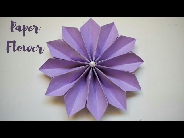 Simple Easy Paper Flower | Easy Paper Crafts | Handmade Paper Flowers ...