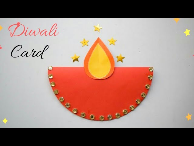 diy diwalicard handmade easy diwali card diy diwali