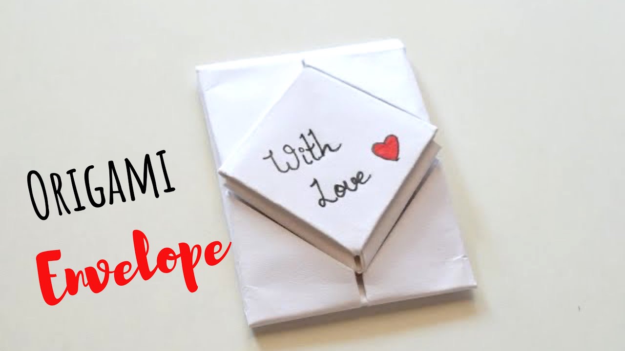 Origami Gift Envelope | DIY Letter Folding Ideas | Easy Origami Note ...